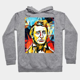 Henry David Thoreau Abstract Portrait | Henry David Thoreau Abstract 15 Hoodie